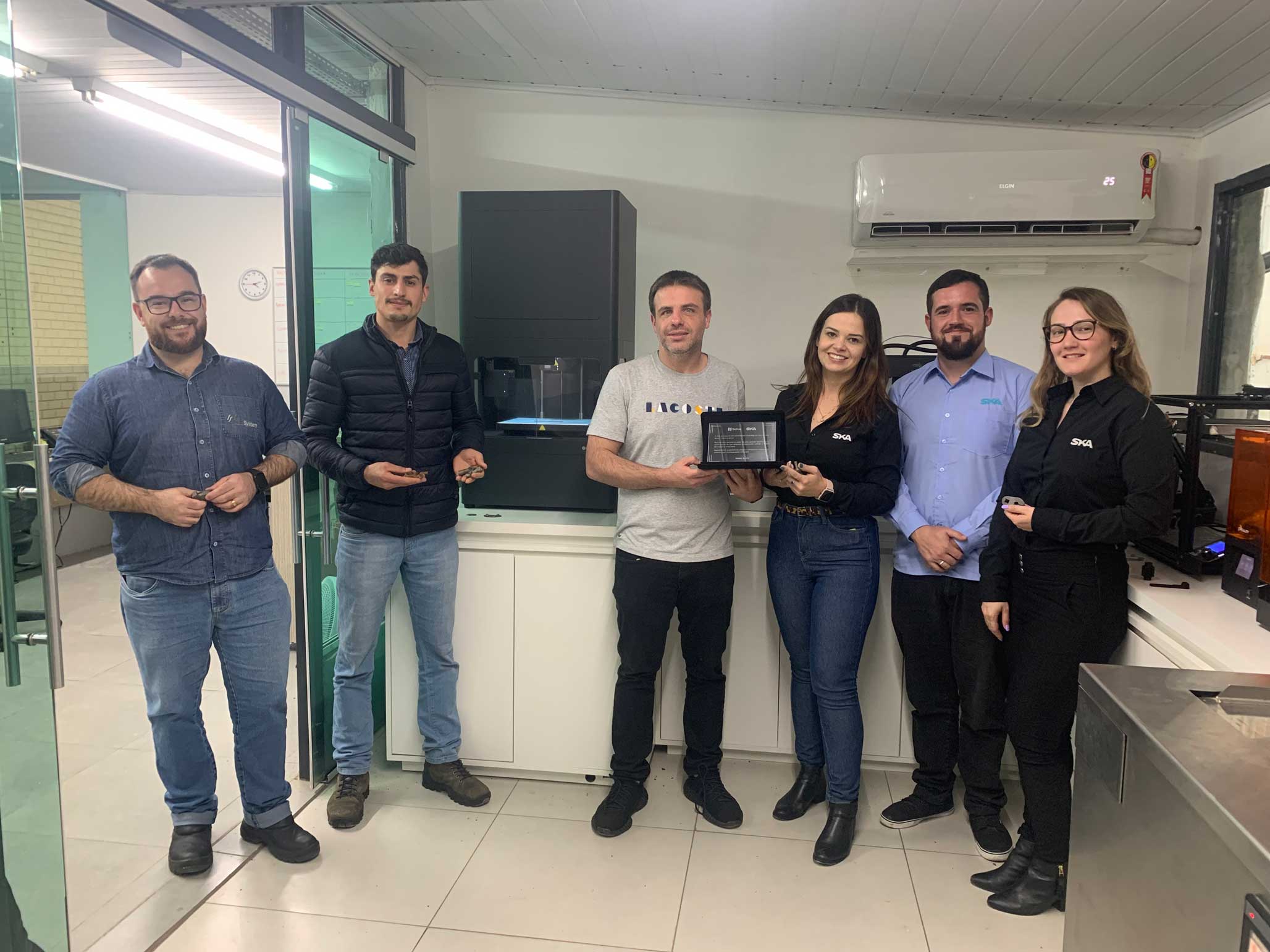 SKA e Solve realizam Go Live para entrega de impressora 3D