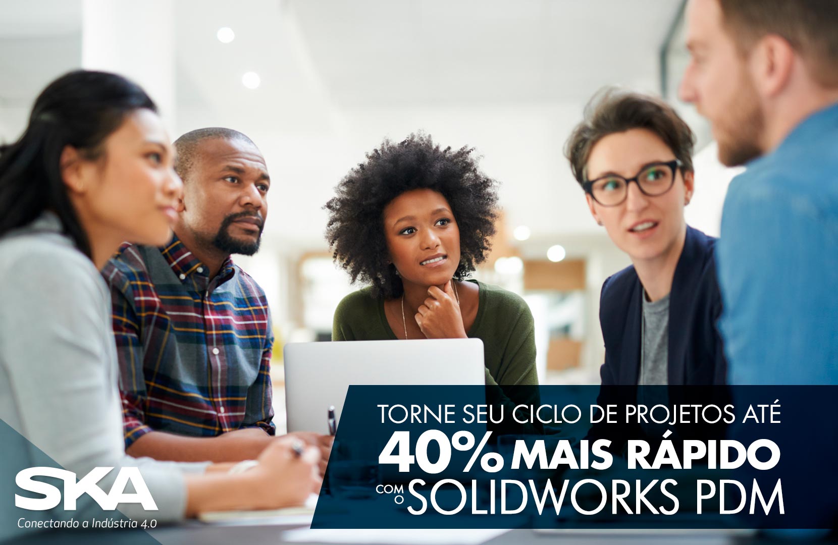 Seu ciclo de projetos até 40% mais rápido com o SOLIDWORKS PDM