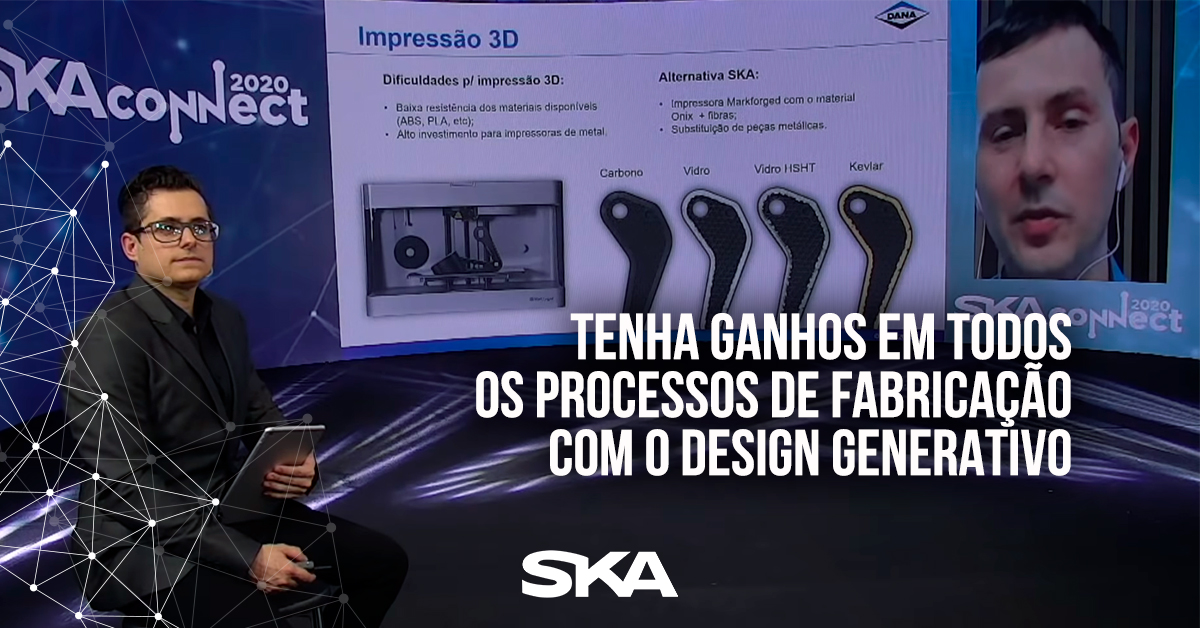 Tenha ganhos em todos os processos de fabricação com o design generativo
